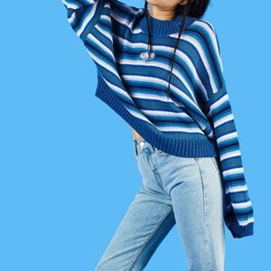 UNIF BLUE CLARISSA SWEATER